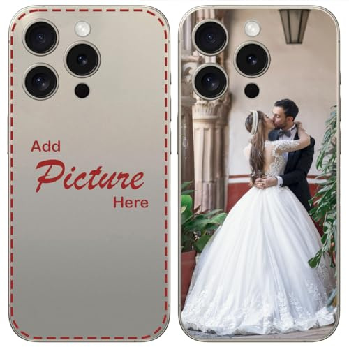 CoverHeld Handyhülle für das iPhone 15 Pro Hülle selbst gestalten Silikonhülle Dein Bild Motiv Design Personalisierte Schutzhülle Silikon Case eigenes Foto individuell Bedrucken erstellen