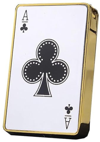 mnopx Metallfeuerzeug, Butanfeuerzeug Mit Weicher Flamme, Einstellbare Flamme, Tragbares Und Nachfüllbares Butan, Geeignet for Grillen, Kerzen, Camping Usw. (Kein Brennstoff)(Silver2)