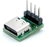 Paradisetronic.com USB-C Mini Breakout Board, e.g. for the power supply of breadboards