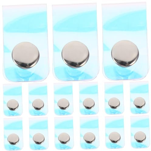DOITOOL 15piezas Botones Para Bridas De Cables Sujetacables Reutilizables Organizador De Cables Para Usb y Auriculares De Pvc