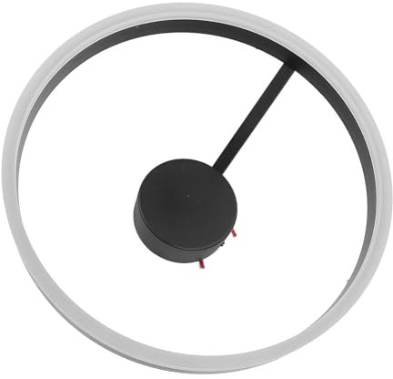 Pyhodi Luce a LED LED di luminosità Regolabile, Moderna Dispositivo a Sfioramento Dimmerabile Rotondo, CRI 90, Temperatura a Colori 3000-6500k, Telecomando App per Soggiorno,