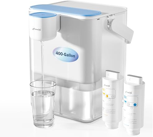 Frizzlife MD40 400 gallon elektrisk vattenfilterdispenser med 2 filter