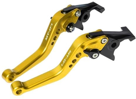 Moto Freno Manija Manetas De Freno Y Embrague Para Motocicleta Para Yamaha MT-07, MT07, FZ-07, FZ07 (2014-2021). Manillar Ajustable En Seis Niveles Palanca Maneta Embrague(Color 10)