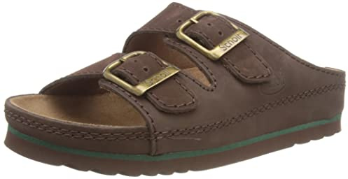 Scholl Air Bag Nublined-U, Scarpe da lavoro per settore medico Unisex - Adulto, Marrone, 42 EU