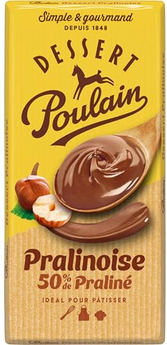 Poulain Tablette Chocolat Pralinoise 180 g