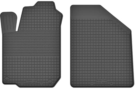 Gummimatten Automatten Gummifussmatten Gummi Fußmatten für Citroen Berlingo II Bj. 2008-2018 VORNE Fahrer-und Beifahrermatte U_B