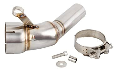 Marmitta Silenziatore Moto Fuga Decat Tubo Scarico Completa Eliminare Tubo Collegamento Per HUSQVARNA Per SVARTPILEN 401 2020 2021 Per VITPILEN 401 2021 Tubo Scarico ( Colore : For Pre Decat Pipe )
