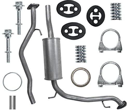 Polmo Mitteltopf Auspuff Mittelschalldämpfer für Honda Jazz 2 II GD/GE Schrägheck 1.2 1.4