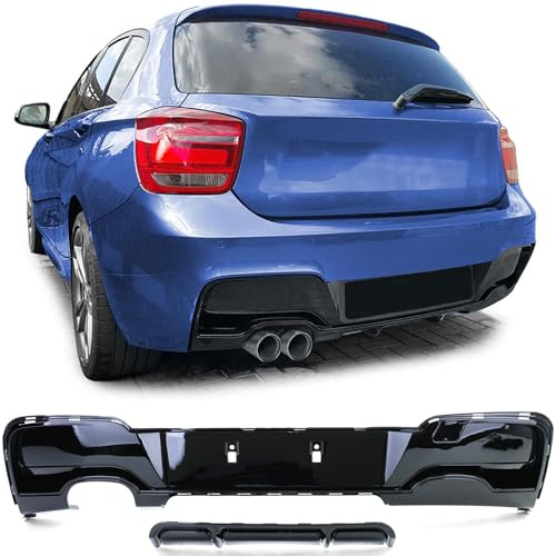 Heckdiffusor Performance Schwarz Glanz passt für BMW 1er F20 F21 120 125 11-15