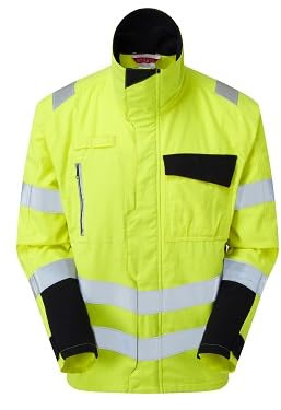 Strata SKANWEAR Inherent Arc Flash & Flame Protective Hi-Viz Industry Jacket (CAT 2, 12cal/cm)