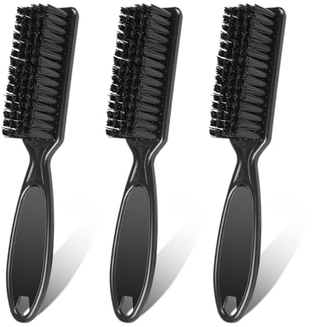 3 Stück Nylonbürste Friseur-Reinigungsbürste Nagelbürste Reinigungsbürste Barbier Klingen Reinigungsbürste Werkzeug zum Haarschneidemaschinen