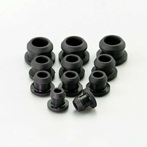 snap-on hole plug，Blanking End Caps。 Silicone Rubber Snap-on Hole Plug 2.5mm ~ 50.6mm CapsDustproof Hole Plug(Black,4mm)