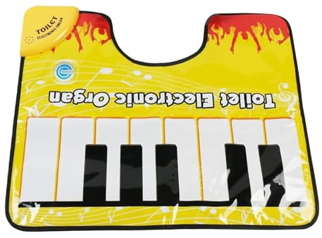 Toiletten Piano Matte, Toiletten Klavier Bodenmatte - Klavier Bodenmatte Mit Klavierklang, Toilet Electronic Organ, Musikalische Bodenmatte Für Toilette (A)