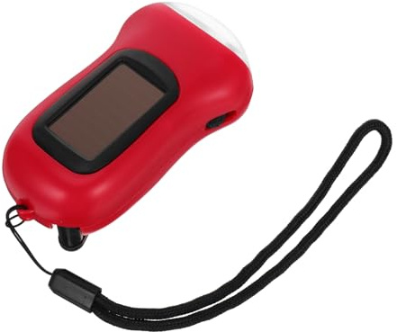 Holibanna Lampe De Poche Solaire Multifonction à Manivelle Rechargeable Led Pour Camping Et Randonnée 1 Pièce