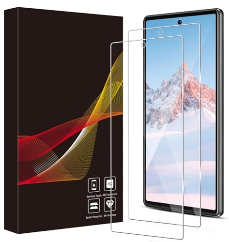 Carantee 2 Stück Schutzfolie für Panzerglas für Google Pixel 6 5G, HD-Klar Anti-Blasenfrei Anti-Fingerabdruck Pixel 6 Displayschutzfolie, 2.5D Kante Hüllenfreundlich Ultrabeständig Gehärtetes Folie