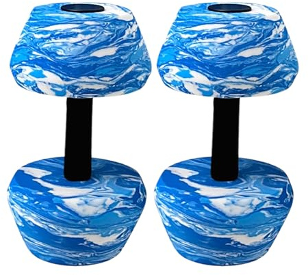 Aqua-Hanteln - 2 Stück, Wasserdicht, Mit Hoher Dichte,Wasserhanteln Für Das Training Im Pool,Für Erwachsene, Outdoor, Gym, Aqua-Fitness, Muskelaufbau, Workout, Training Und Sport