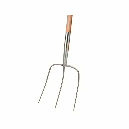 Reutergabel 3Zinken m. Stiel 135cm, Esche, 26x20cm