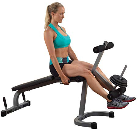 Body-Solid PLCE165 Powerline-Serie 2in1 Beintrainer Beinstrecker Beinbeuger sitzend/liegend