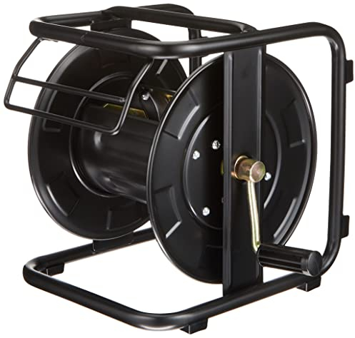 IMG Stage Line Profi-Kabeltrommel, leer, für 50 m Kabel, schwarz, 25.2510