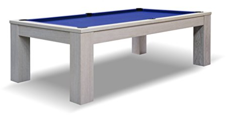 John West Pool Billardtisch Weiß, 7 ft 230 x 130 cm groß, neu mit Schieferplatte inkl. Montage