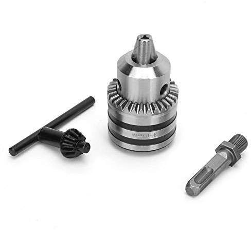 Mandrino Punte Trapano 3.0-16MM 1/2-20UNF con Adattatore SDS Square Shank e Chiavetta Serraggio Per Trapanature Precise