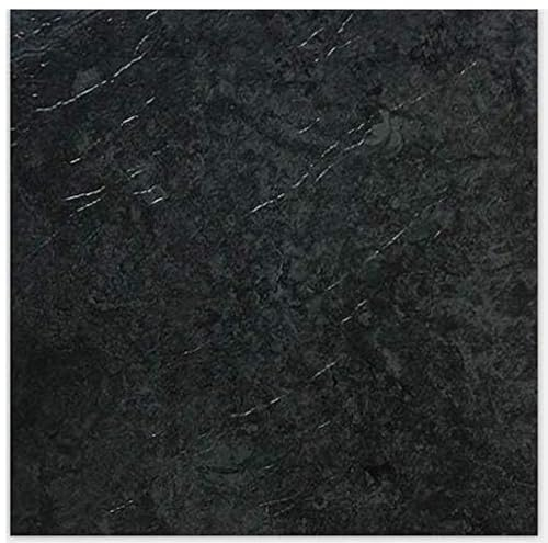 DIVCHI Dark Slate Grey self-Adhesive Vinyl Floor Tiles (Pack of 20 Tiles)