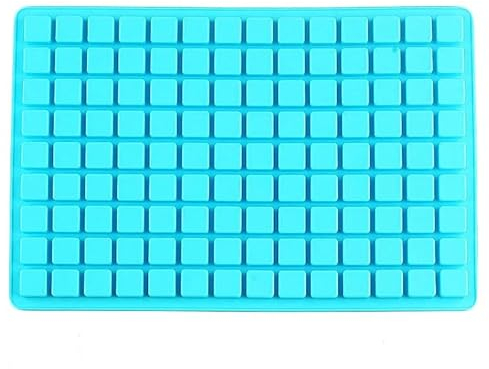 Selecto Bake Silicone Chocolate Mould Square Ice Cube Moulds Gummy Moulds 126 Cavities 1.5cm Mini Candy Mould for Gummy, Ice Cube, Jelly, Truffles, Pralines Caramels