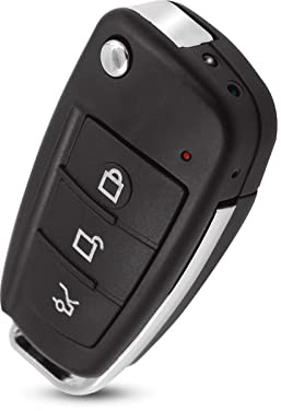 TGCFING Mini HD 1080P auto Key Camera, Telecamera Spy, Videocamera, Mini Telecamera di Sorveglianza Portatile con IR Night Vision/Motion Detection, Mini Dispositivo di Registrazione per