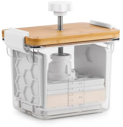 Tofu Press - Tofu Press Diskmaskin Safe, Veganska gåvor Tofu Paneer Presser för att ta bort vatten från Tofu Extra Firm Organic, Tofu Maker för att pressa ut vatten från företaget och Extra Firm Tofu