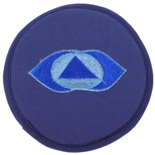 Toyvian Klangschalenkissen aus Baumwolle und Polyester Leichtes Kompaktes Design Rundes Meditationskissen für Buddha Klangschale als Religiöse Requisite und Zubehör