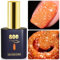 YTD Likomey UV Nagellack Glitzer,15ml Orange Gel Nagellack Glitter,Sparkle Funkelnd Shellac Farbgel Nagellac,Reflective Holographisch Diamant Maniküre Gel Nail Polish