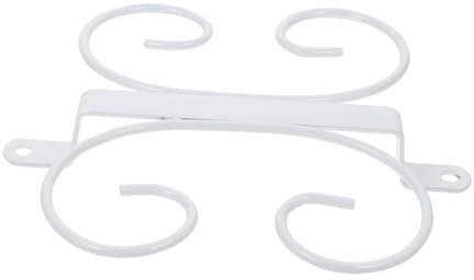 Zerodeko Hängender Becherhalter aus Eisen, Weiß, 1 Stück für Küche