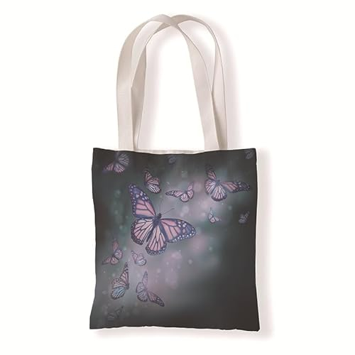 Kinde Jutebeutel Schwarz Grün Tote Bag Baumwolle Hanf Stoffbeutel Große Kapazität Stofftasche Faltbar Jutetasche Langlebig Baumwolltasche Bedruckt Stoffbeutel zum Bemalen Waschbar 30x40cm/3 Pcs