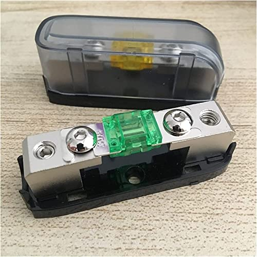 2 teile/los 12 V 32 V Car Audio Verstärker Zinklegierung Vernickelt Mini ANL AFS Sicherungshalter for Stromkabel 4awg 8awg 10awg(Size:With 2pcs 80A fuse)