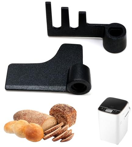2Pack Bread Maker Paddles for Panasonic Bread Maker, Bread Machine Mixing Paddle Bread Machine Replacement Parts Flat Kneading Paddle Rye Kneading Paddle Non-Stick Teflon Coated Kneading Paddles