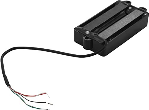 Lahdrhab Noiseless Good Balance 4 Saiten Bass Humbucker Double Coil Tonabnehmer Schwarz für