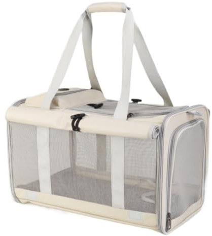 REIFOR Transportbox Hund Katzen-Rucksack-Träger-Haustier-Luftblasen-Tragetasche Für Kleine Mittelgroße Kitty-Welpen, Transparenter Katzenraum Katzentasche Transporttasche Katze(B)