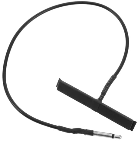 VICASKY Tonabnehmer und 5mm Audio Stecker für Akustische Violine mit Keramik und Silber Piezo Langlebige Zuverlässigkeit Direkte Verbindung zu Audiogeräten für Musiker