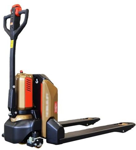 Cenz-888 Transpaleta eléctrica Completa, batería de Litio de 3300 Libras de Capacidad, minitranspaleta Tipo Walkie, transpaletas for Espacios Estrechos(68.5cm)