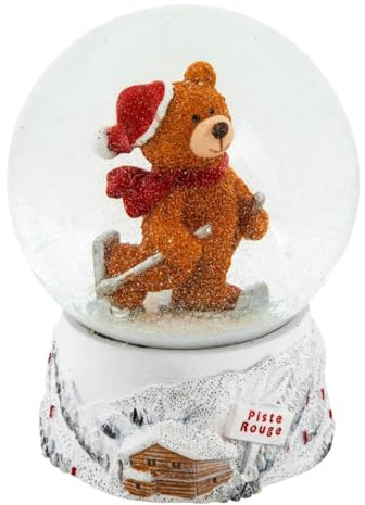 Atmosphera - Boule Neige Ours a Ski 80mm