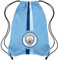 FOCO Offizielles Lizenzprodukt Ultra-Action-Fußball-Sporttasche mit Kordelzug (Manchester City FC)