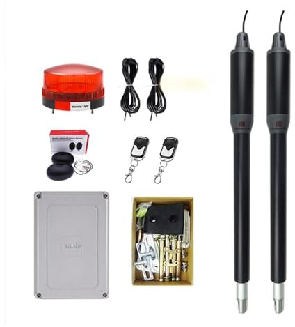 Apriporta da Garage, Controller Attuatore lineare elettrico Motore da 300 kg di apertura automatica del cancello a battente con KIT a doppio braccio spesso(KIT B)