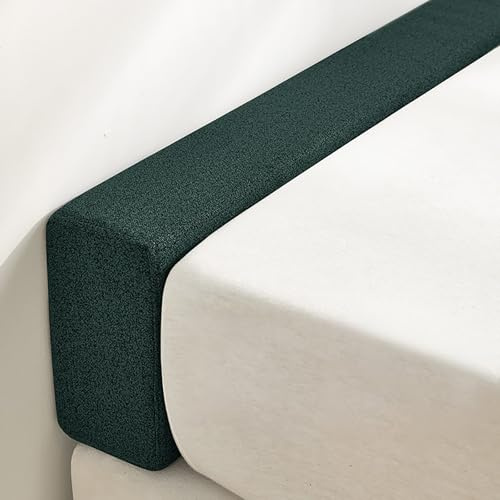 Yokqexz Cuña For Colchón, Relleno De Almohada For El Espacio Entre La Pared Y La Cabecera, De 147 Cm De Grosor, Resistente, con Acolchado Antideslizante Y Diseño Antipolvo(Dark Green,79 * 2 * 8inch)