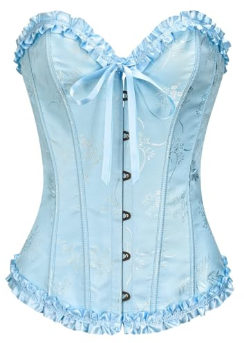 Kelvry Women's Plus Size Sexy Bridal Lingerie Bustier Corset Top