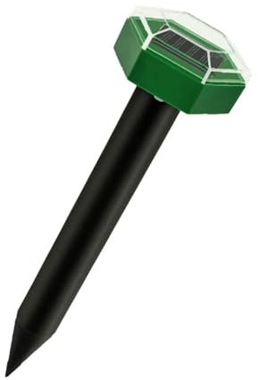 Fazvncv Repellenti per talpe per serpenti per cortile Solare Serpente Marmotta Arvicola Repellenti Ultrasuoni Spikes Outdoor