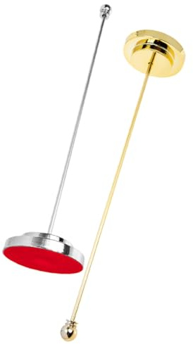 TOYZFRIENDY 2 pezzi Portabandiera da Tavolo in Metallo Supporto Stabile per Piccoli Pennoni Base per Bandiera da Scrivania per Ufficio Casa e Eventi