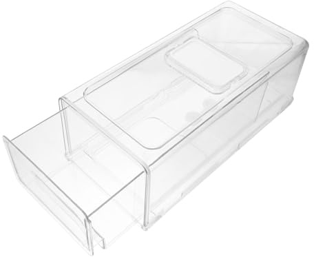 Caja de Almacenamiento Cajón Extraíble para Refrigerador, Apilable | Plástico, Diseño Tipo Cajón, Uso en Frigorífico Doméstico, para Alimentos y Otros Artículos