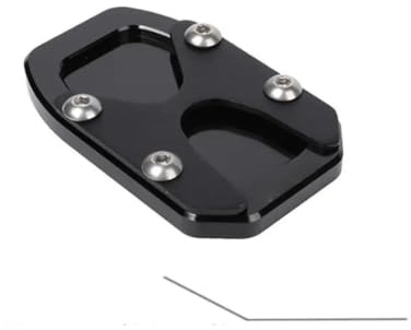 Kickstand Pad Ständer-Verlängerungsplatte, modifizierte Seitenständer, Motorrad-Seitenständer-Verlängerungsplatte Seitenständer Verbreiterung