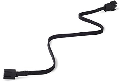 SilverStone SST-CPF03 - 30cm rallonge de câble PWM, manchonné noir