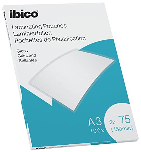 Ibico Laminierfolien, A3, leicht, 100 Stück, transparent, 5101212